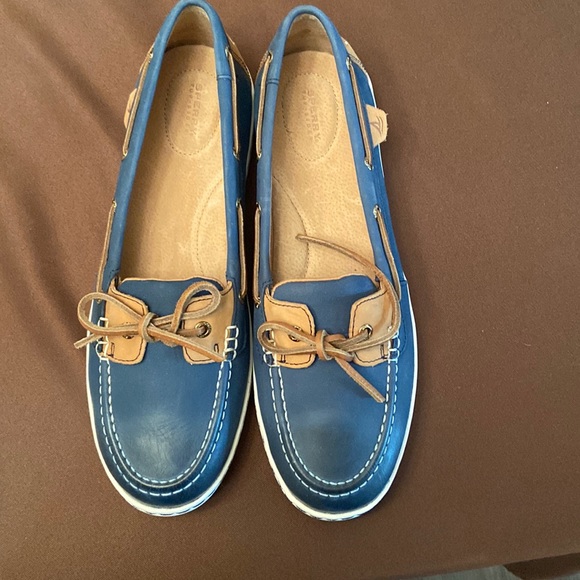 Sperry Top-Sider Boat Shoe Size 10M Blue NWOB - Picture 1 of 12